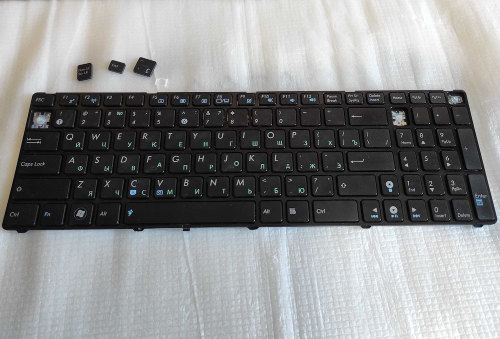 клавиши с клавиатуры от ноутбука ASUS (подходит ко многим моделям)