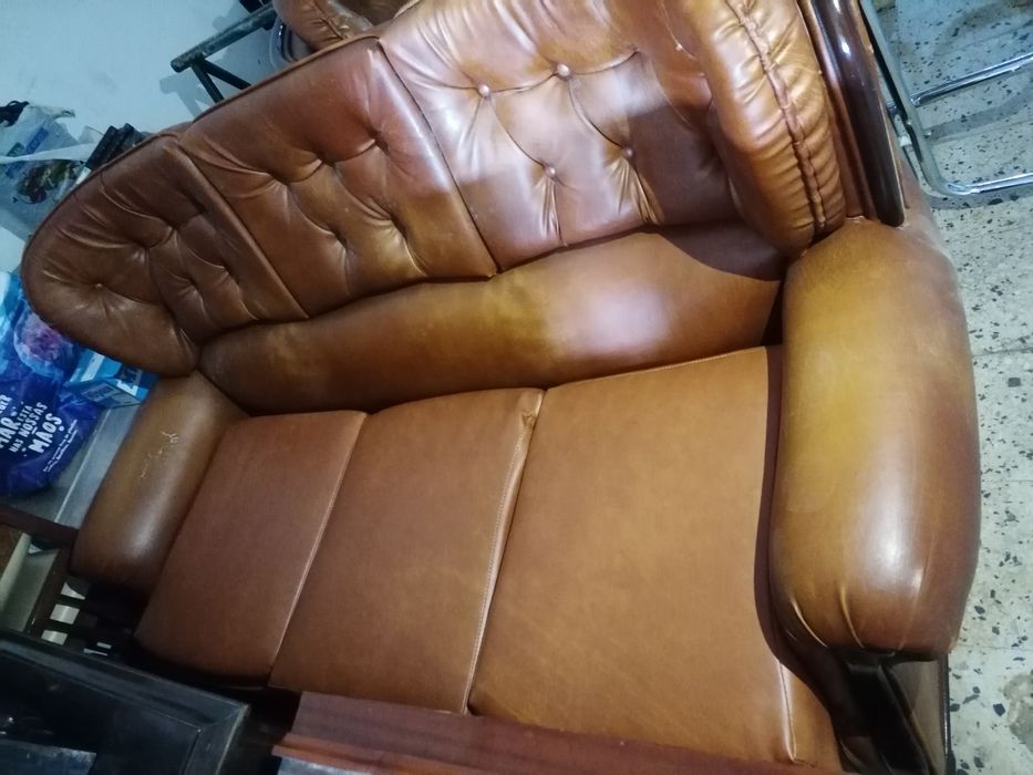 Vendo Sofá cama cor camel