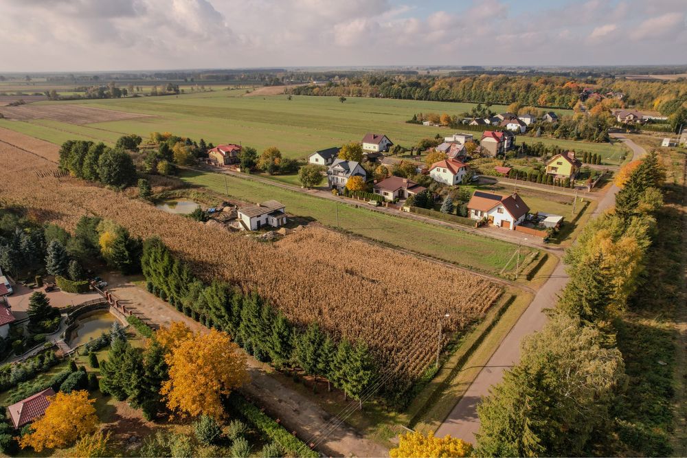 Sprzedam dzialke budowlana Sierpc Gaz,Prad,woda