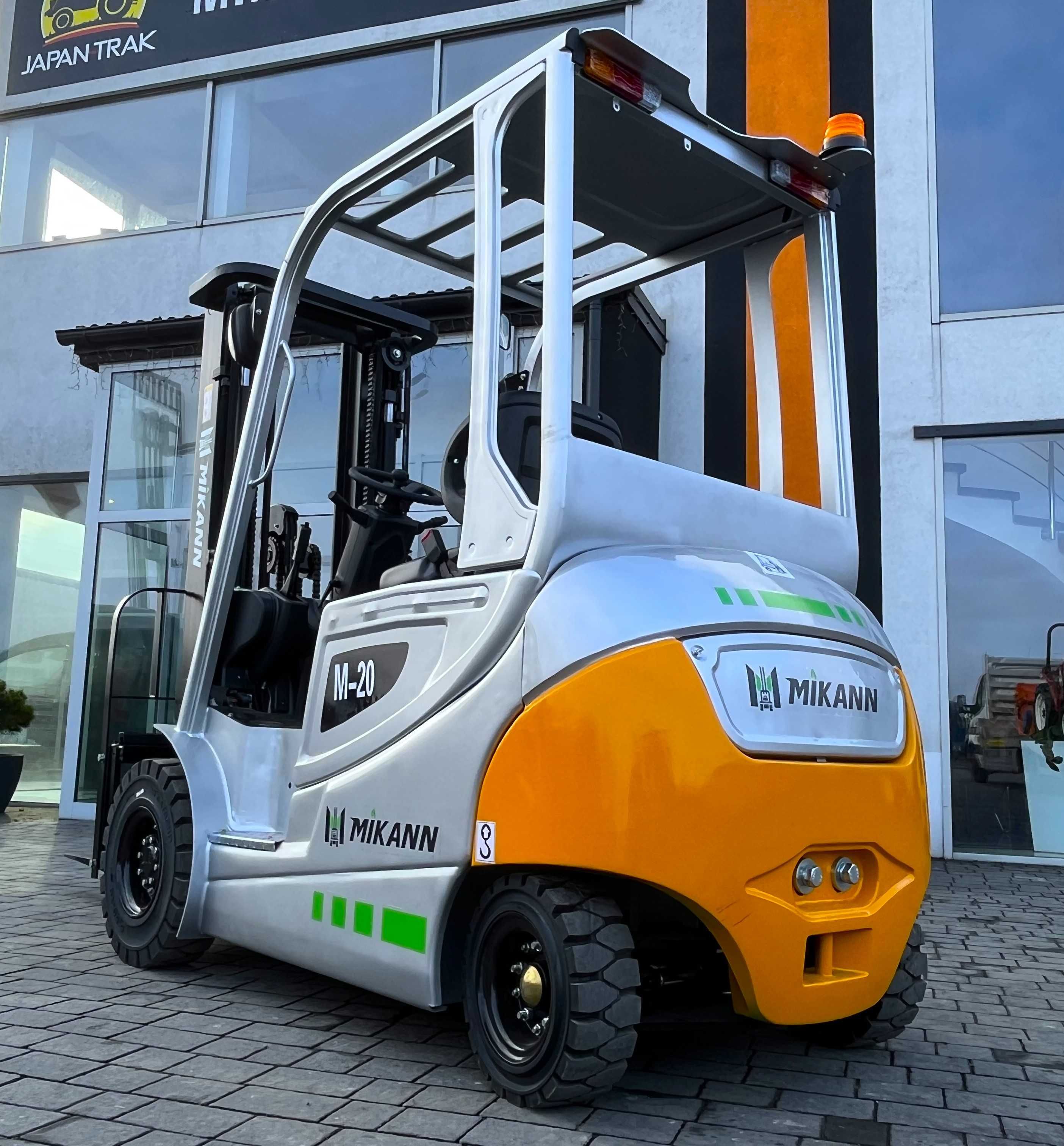 Wózek Widłowy Elektryczny 2T MIKANN, Maszt 4.5m,Triplex, Japan Trak