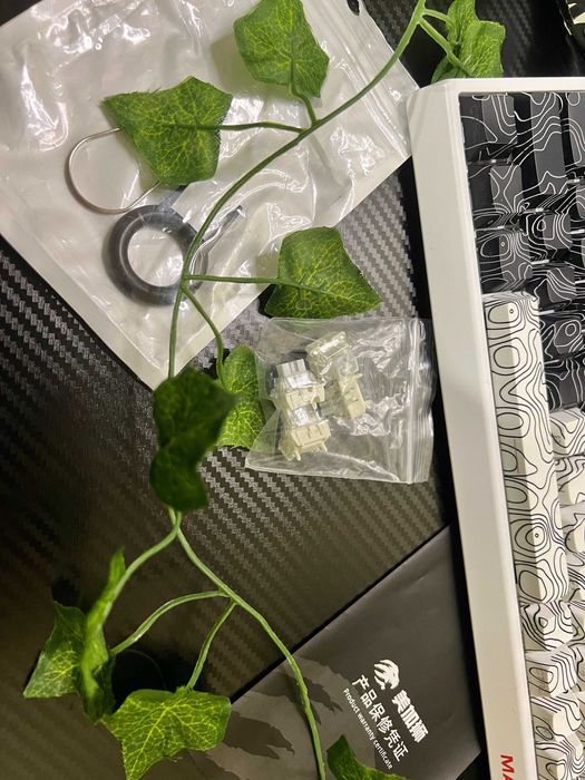 Магнитная механическая клавиатура MADLIONS MAD68R White + Кастом