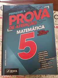 Livro Preparar a Prova de Aferição Matemática 5º Ano