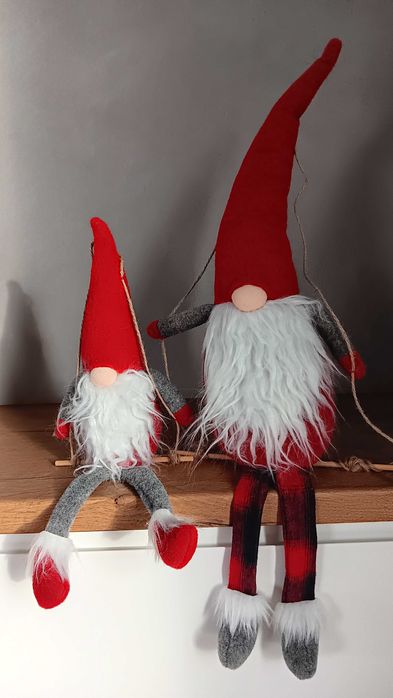 Krasnale świąteczne na huśtawce Zara Home komplet