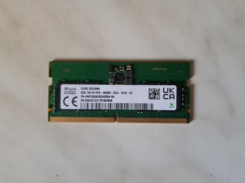 Pamięć ram sk hynix DDR5 16gb (2x8gb) pc5