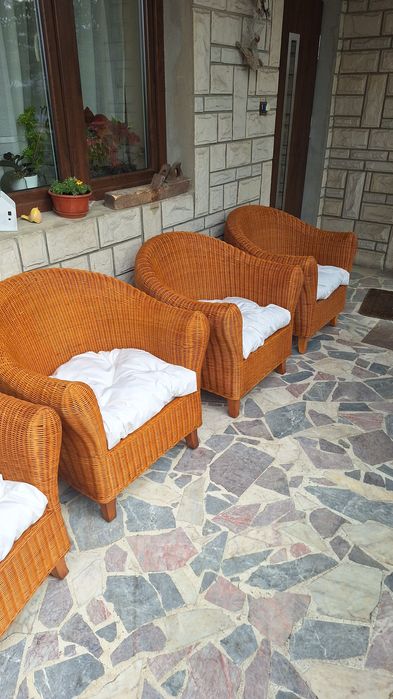 Fotele klubowe rattanowe / rattan wiklina ! POLECAM SZT.4x