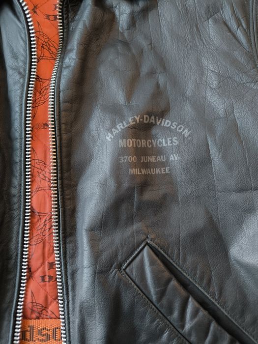 Casaco em pele Harley Davidson