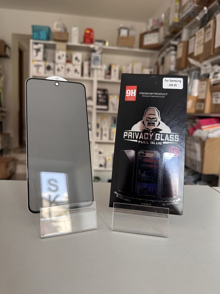 Szkło Prywatyzujące private 9D cały ekran do SAMSUNG GALAXY A56 5G