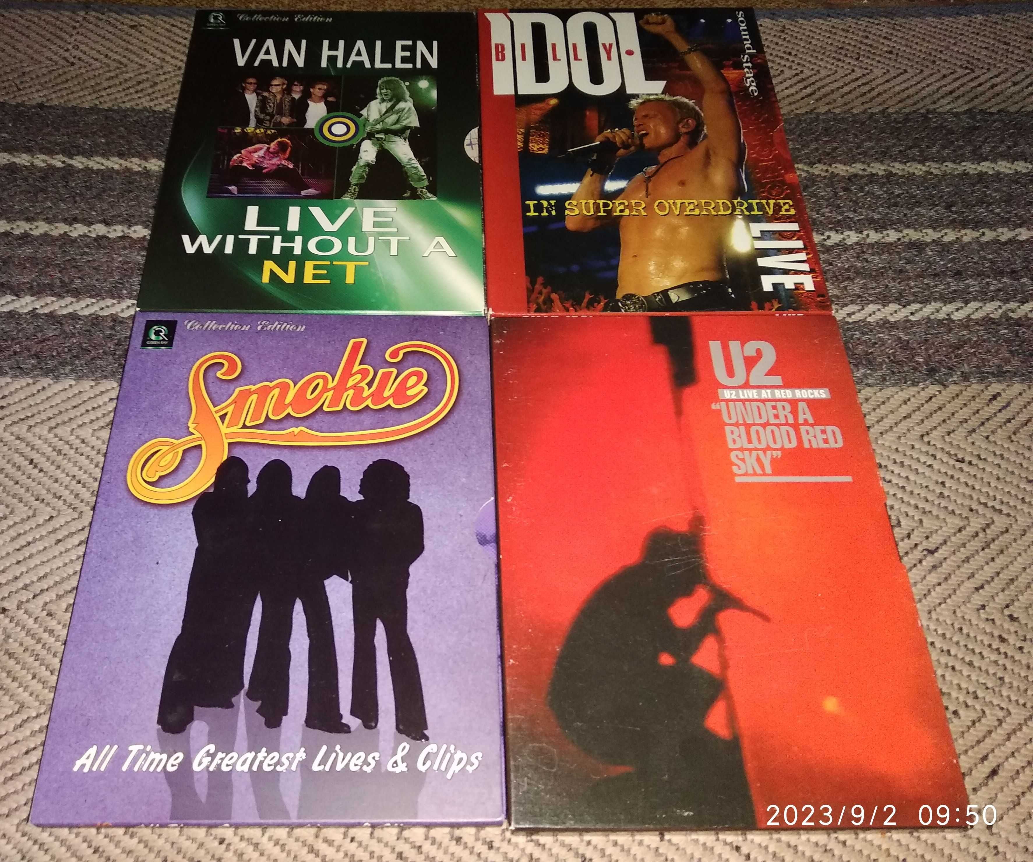 Музыкальные DVD 7 Van Halen U2 Smokie Billy Idol