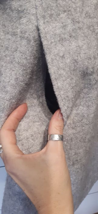 Szary płaszcz Reserved rozm. 36