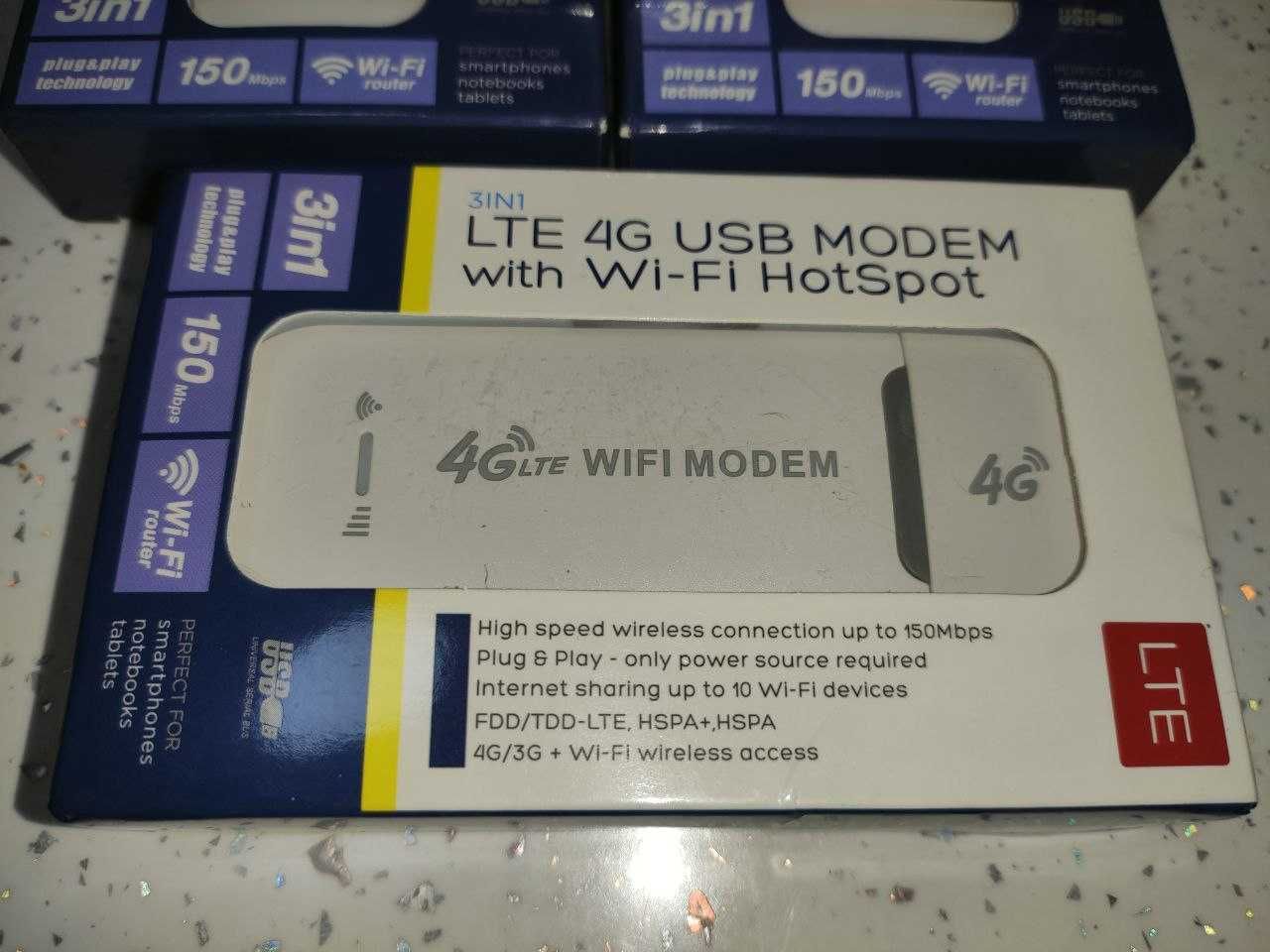 Модем роутер LTE wi-fi роутер USB модем ключ 150 Мбит/с