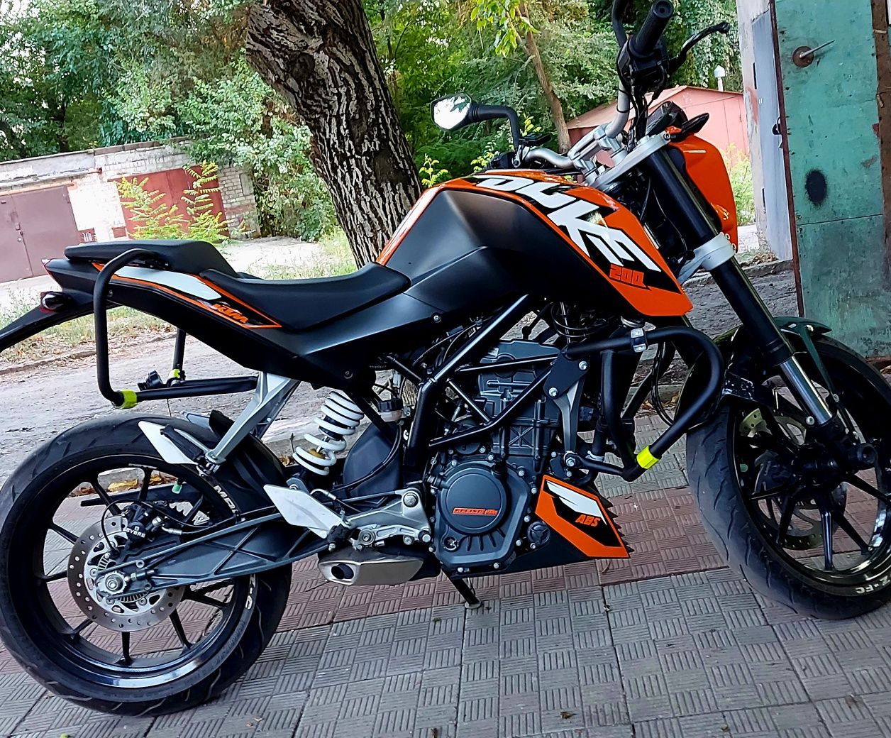 Ктм 200Duke 2014 9000km