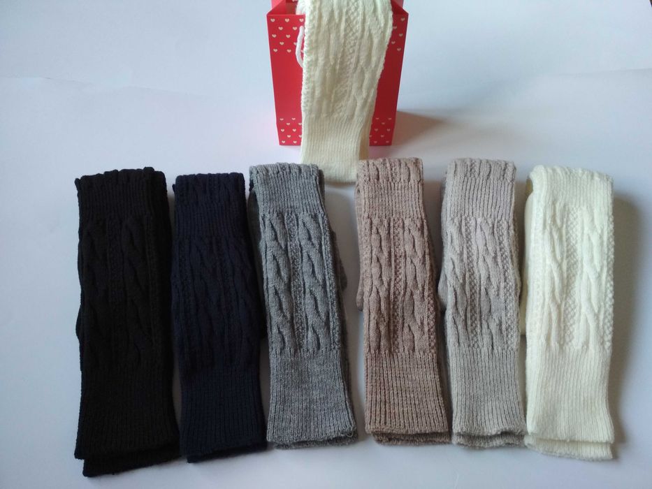 Теплі гольфи вище коліна з вовною заколінки жіночі