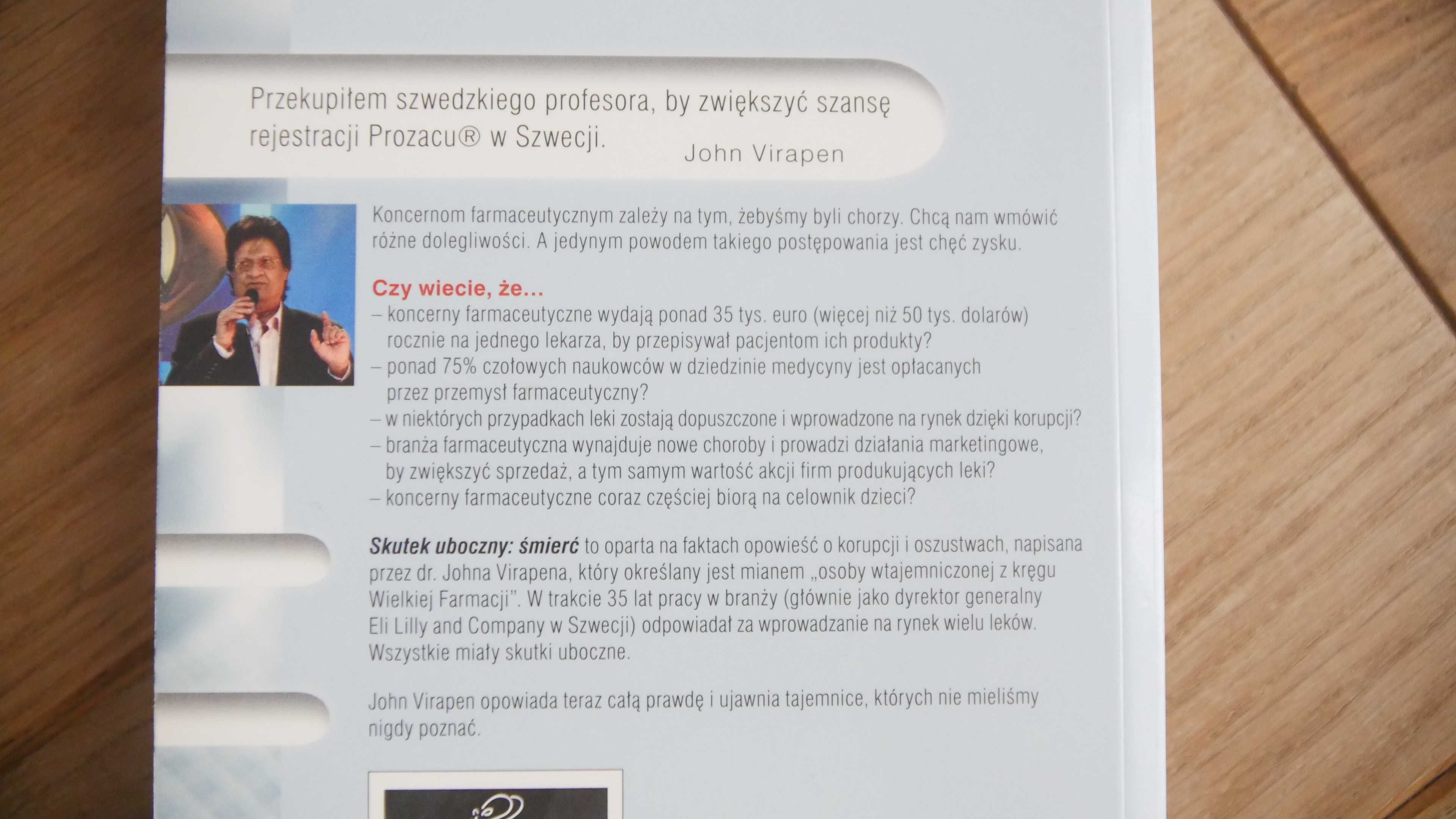 "Skutek uboczny śmierć" - John Virapen