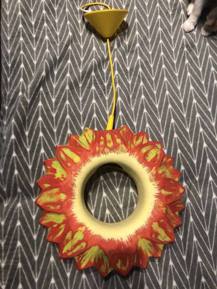 Lampa sufitowa słońce