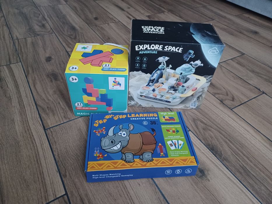 Космічний трек. Дерев'яні розвиваючі іграшки