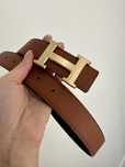 Pasek Hermes 3.2 cm skora dwystronny