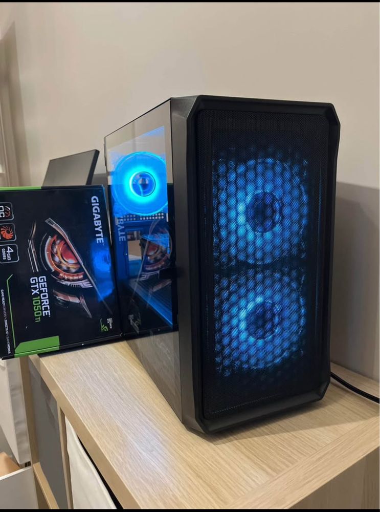 Komputer Gamingowy i5 3,40GHz | GTX 1050Ti | 16GB RAM | SSD | RGB