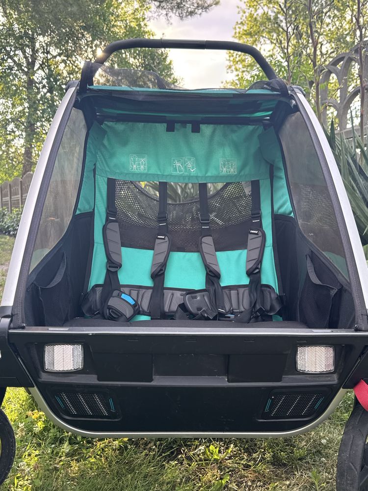 Przyczepka do roweru THULE chariot 2 - dwuosobowa