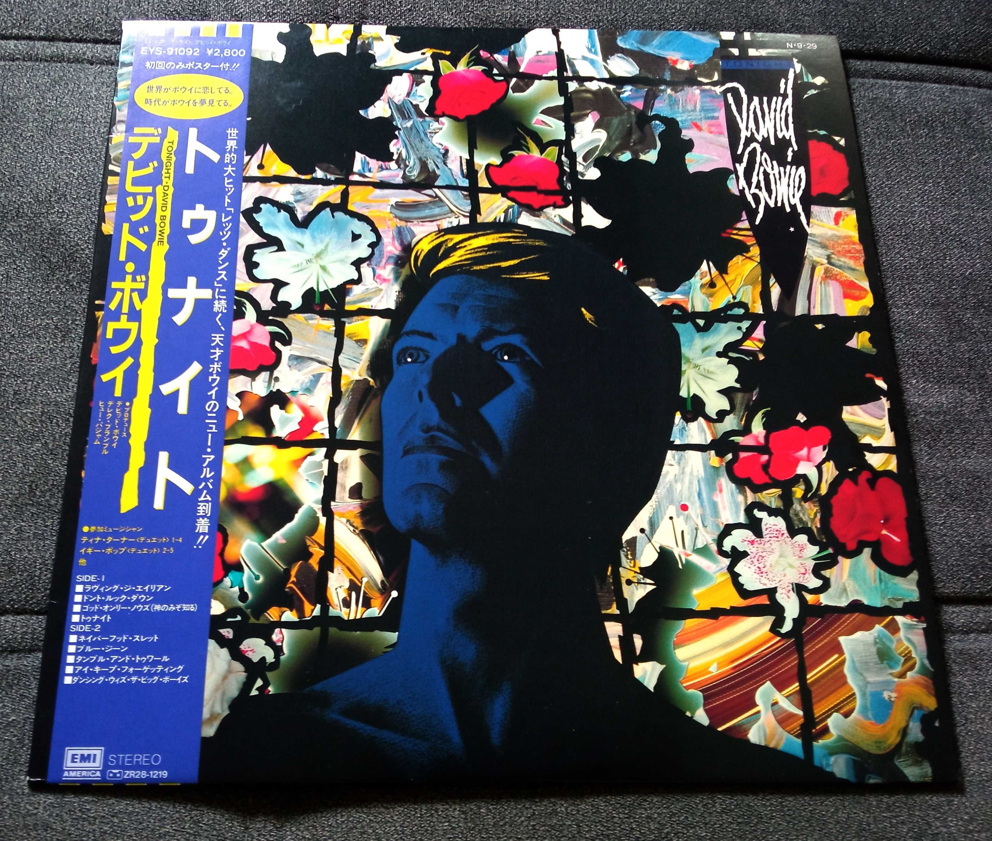 David Bowie Tonight winyl 1press 1984 Japan Obi