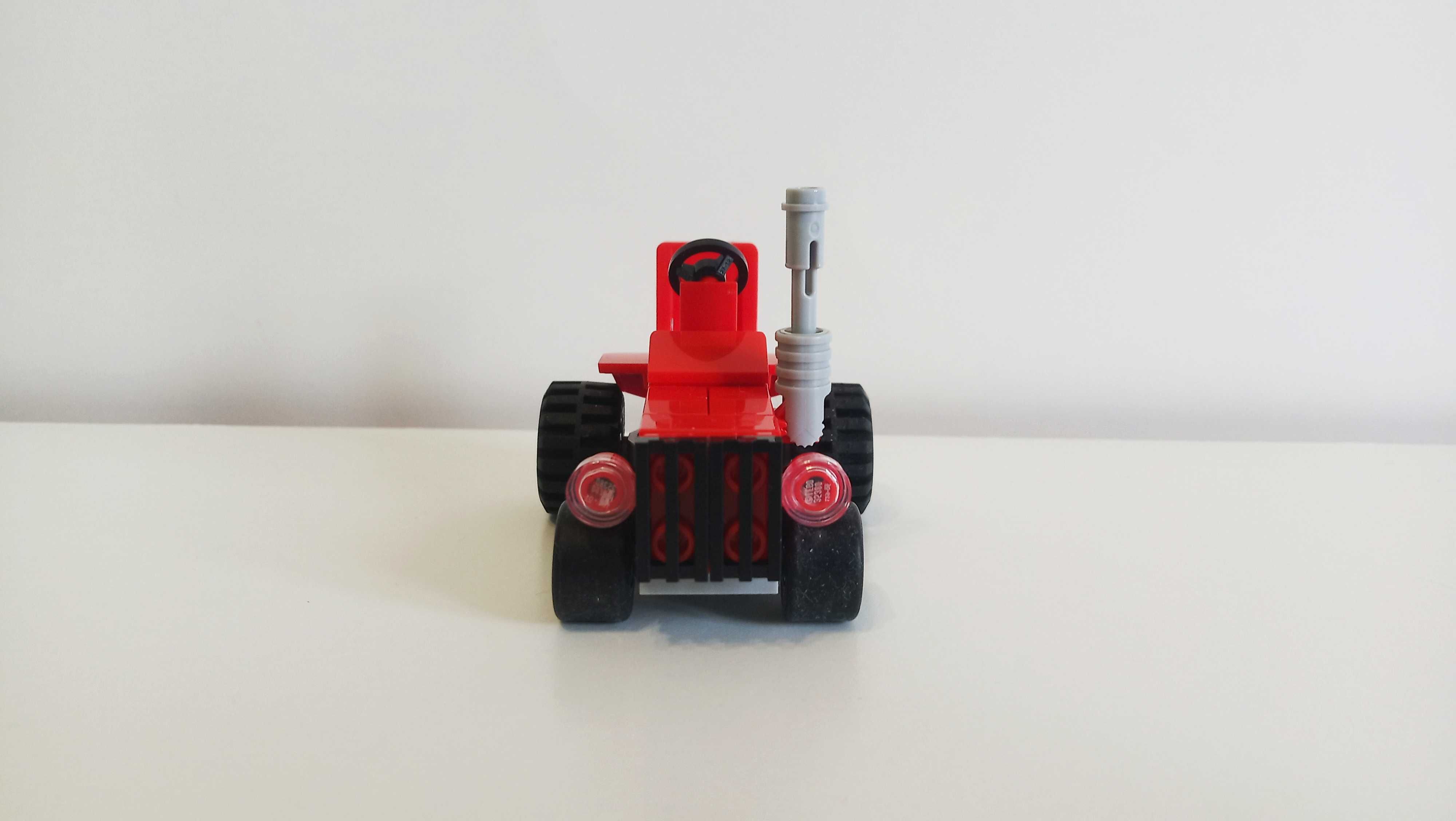 Lego Moc traktor ursus c330 z przyczepą z drewnem