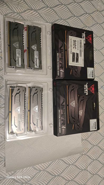 Pamięć RAM DDR4 Patriot VIPER Steel 4133Mhz B-die 4x8GB CL19