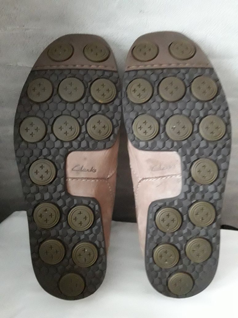 Кожаные мокасины Clark's  оригинал