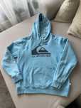 Błękitna bluza z kapturem Quicksilver męska hoodie