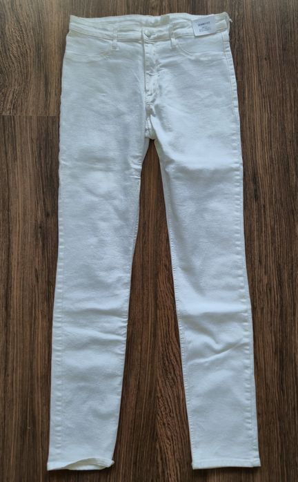 Jeansy Białe h&m