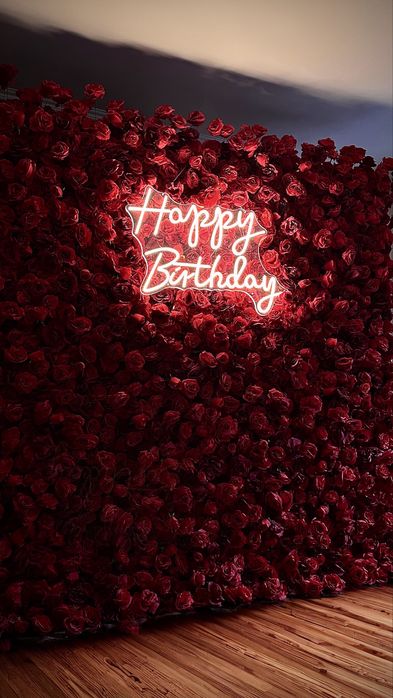 Ścianka Kwiatowa: Dekoracje Wesele Chrzest Urodziny Impreza