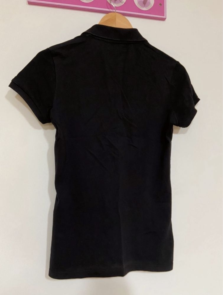 Polo Sacoor Preto Mulher