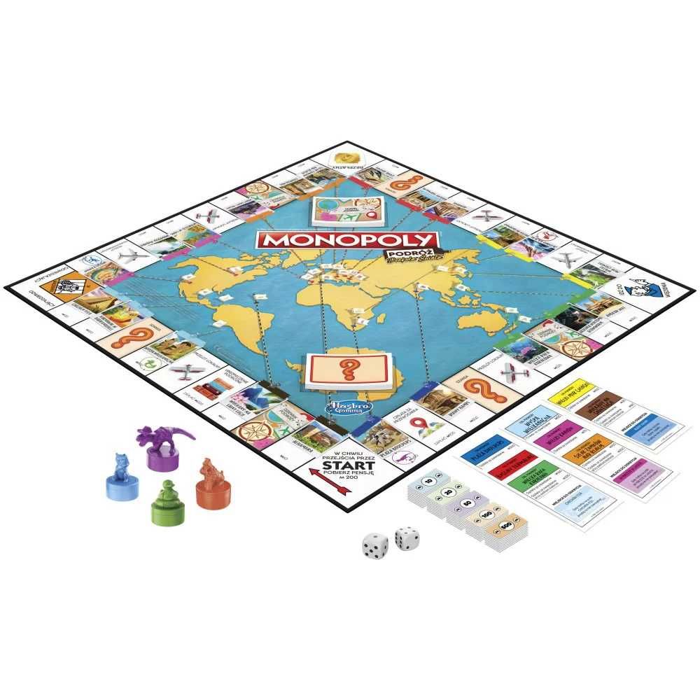 Hasbro Gra Monopoly Podróż Dookoła świata F4007