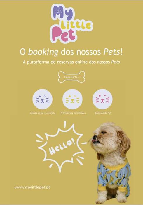 O booking do seu Pet já chegou! Reservas online para Pets!
