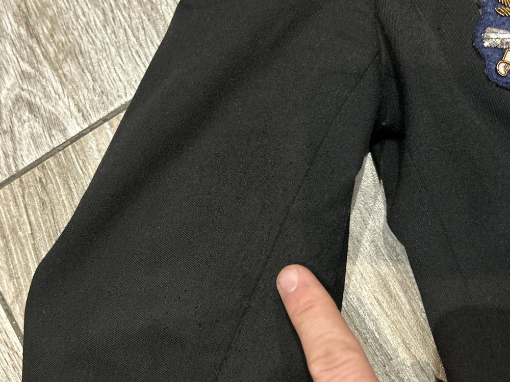 Damska marynarka dwurzędowa RALPH LAUREN Styl Marynarski roz 4