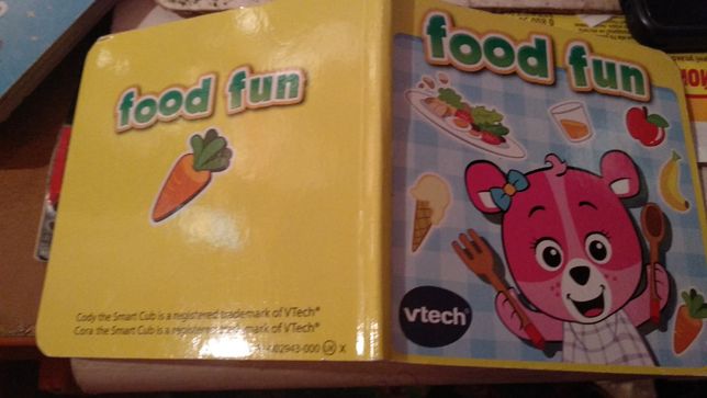 книга картон на английском языке food fun пища о еде малышка