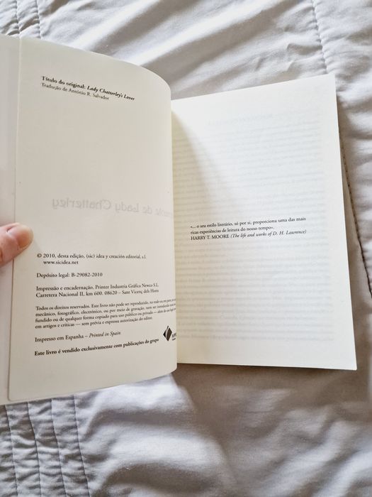 O Amante de Lady Chatterley de D. H. Lawrence Literatura Erótica