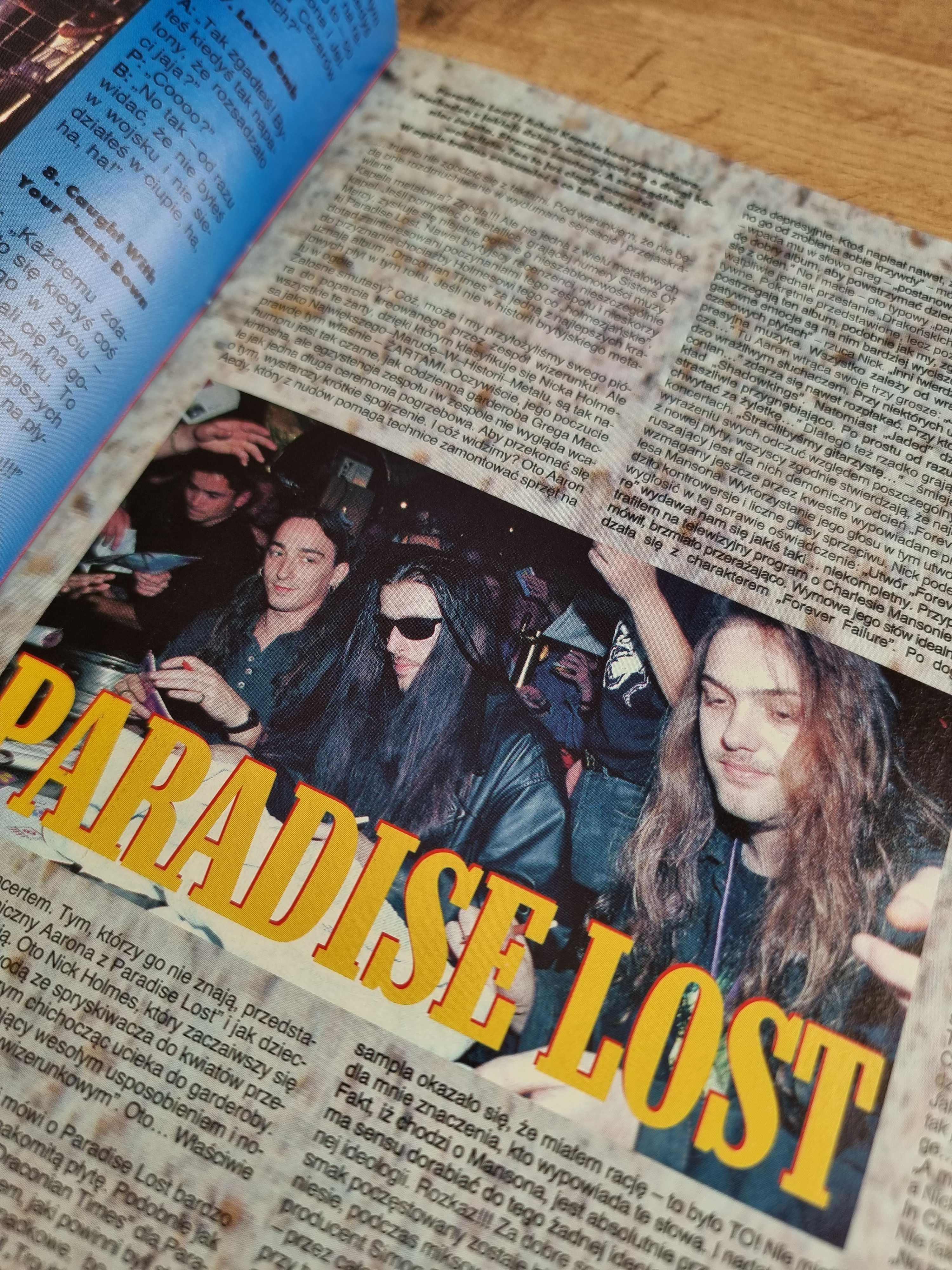 UNIKAT! Metal Hammer 2/1996 - Deep Purple, Plakaty: Anthrax, Illusion