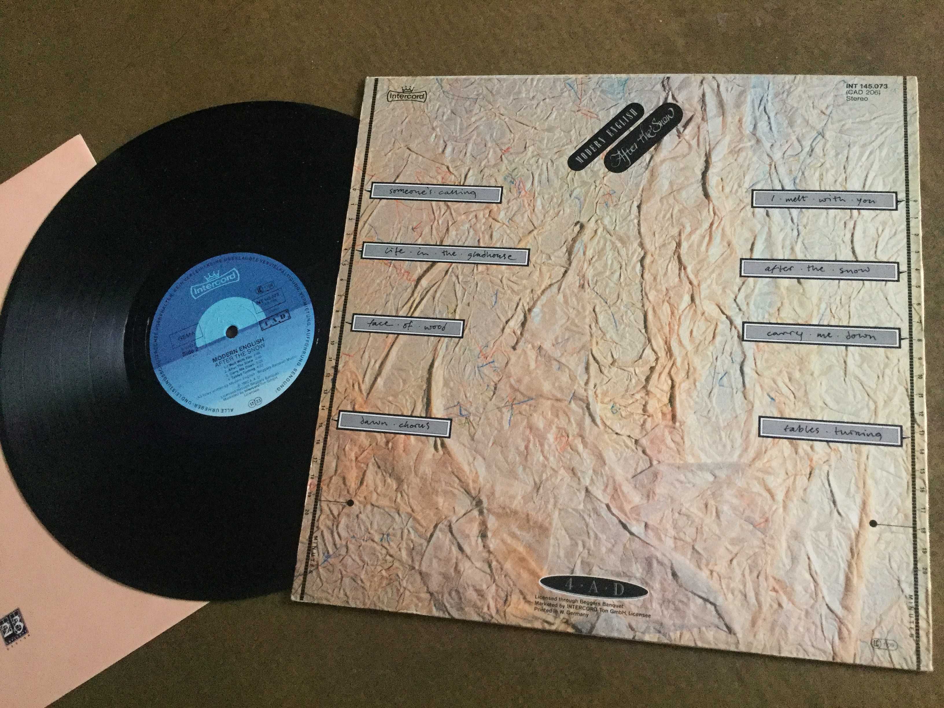 Modern English – After The Snow LP 1983r. 4AD New Wave