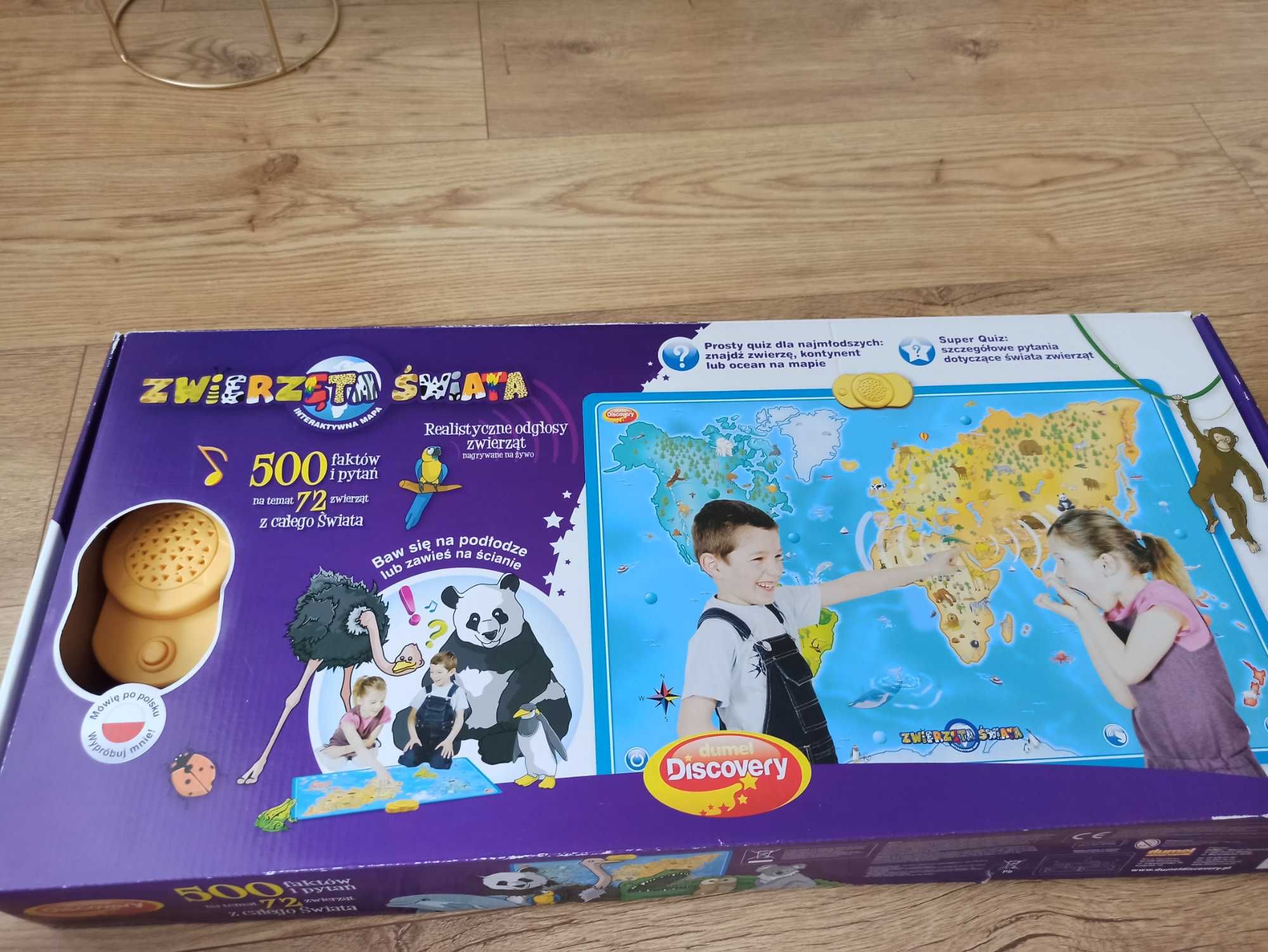 Sprzedam mapę Zwierzęta Świata.