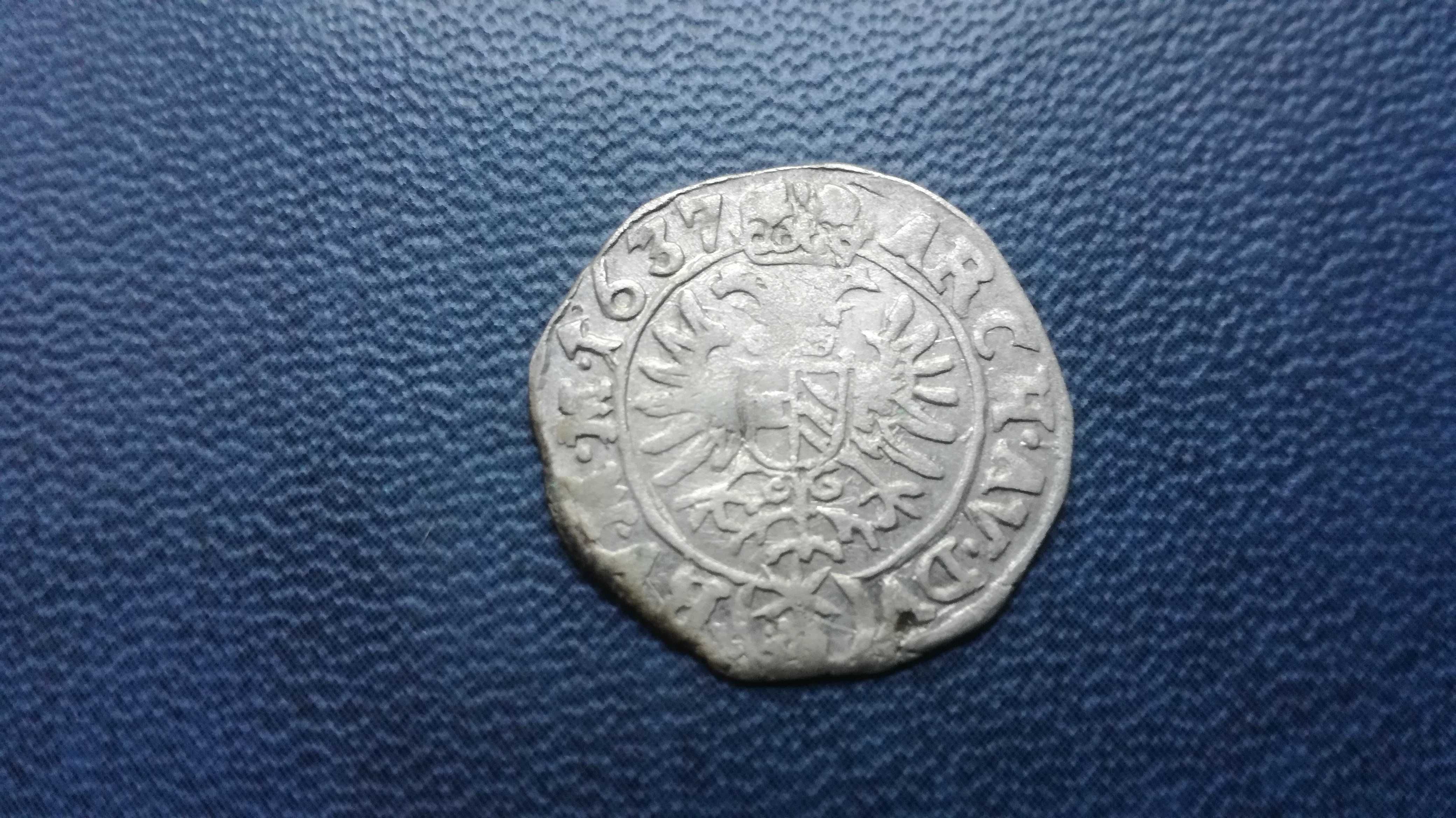 Czechy 3 krajcary 1637 (Praga)_srebro
