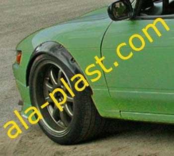 S13 x 5 200SX z ABS-u E30, E36 poszerzenia nadkoli