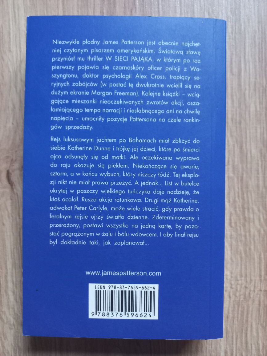 Książka "Rejs" James Patterson