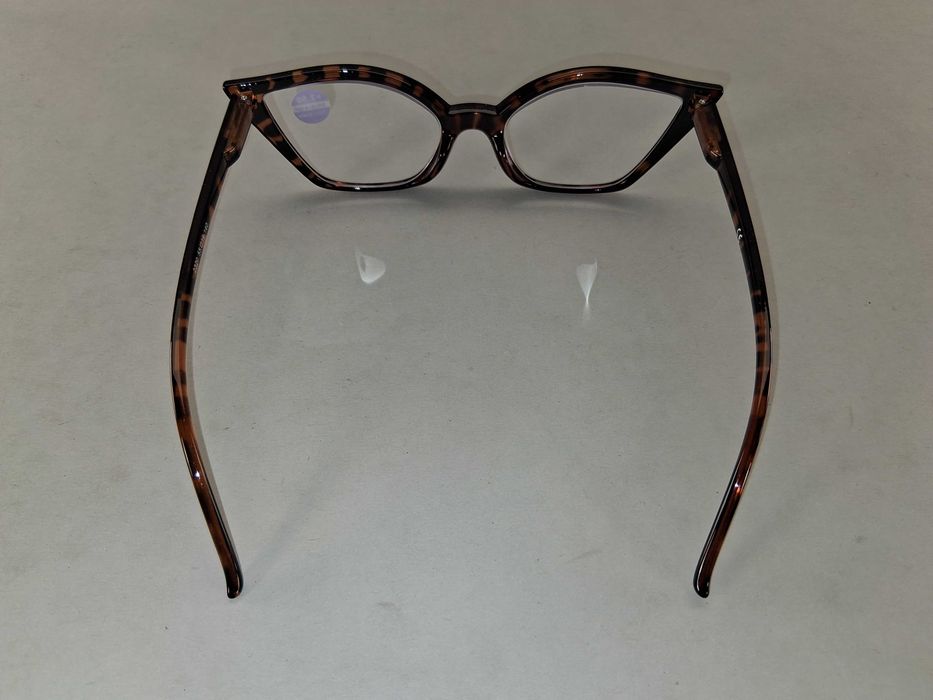 N016 Okulary Do Czytania +2.50 Damskie KocieOczy AntiBlueLightPanterka