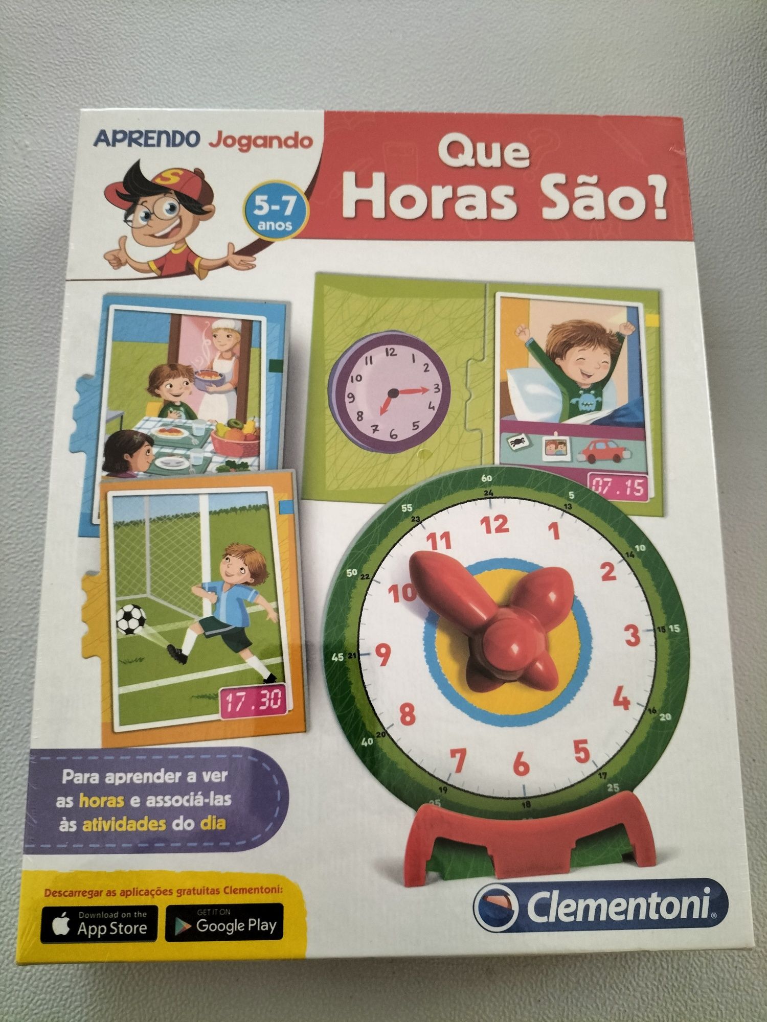 Jogo crianças 5-7anos "Que horas são?"?