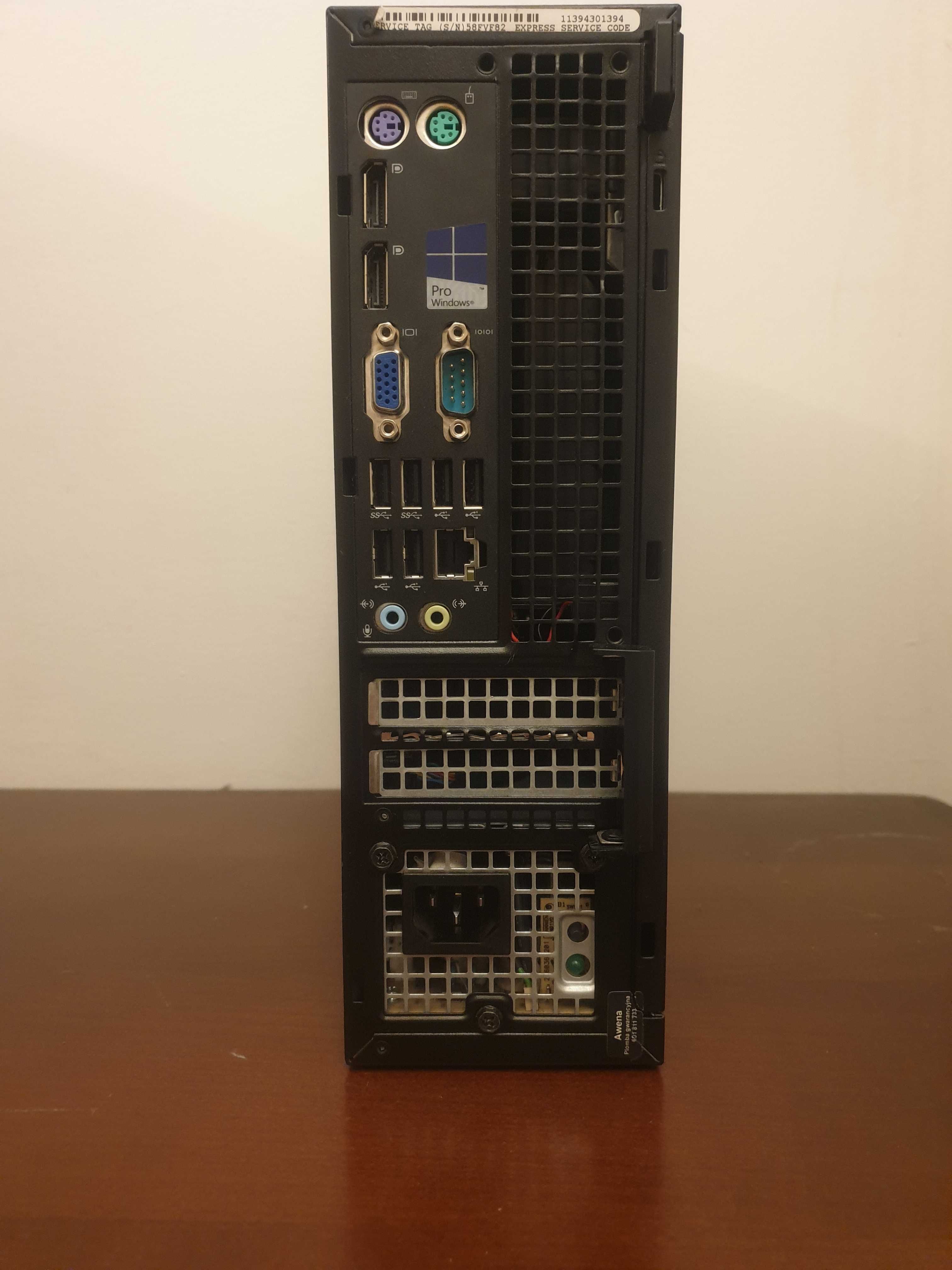 Komputer Dell Optiplex  7020 z monitorem Aser