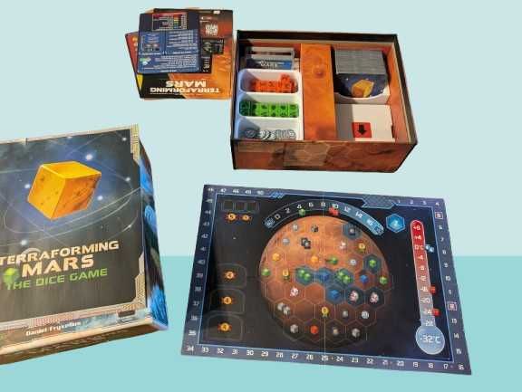 Insert do gry Terraformacja Marsa: Gra Kościana – organizer insert