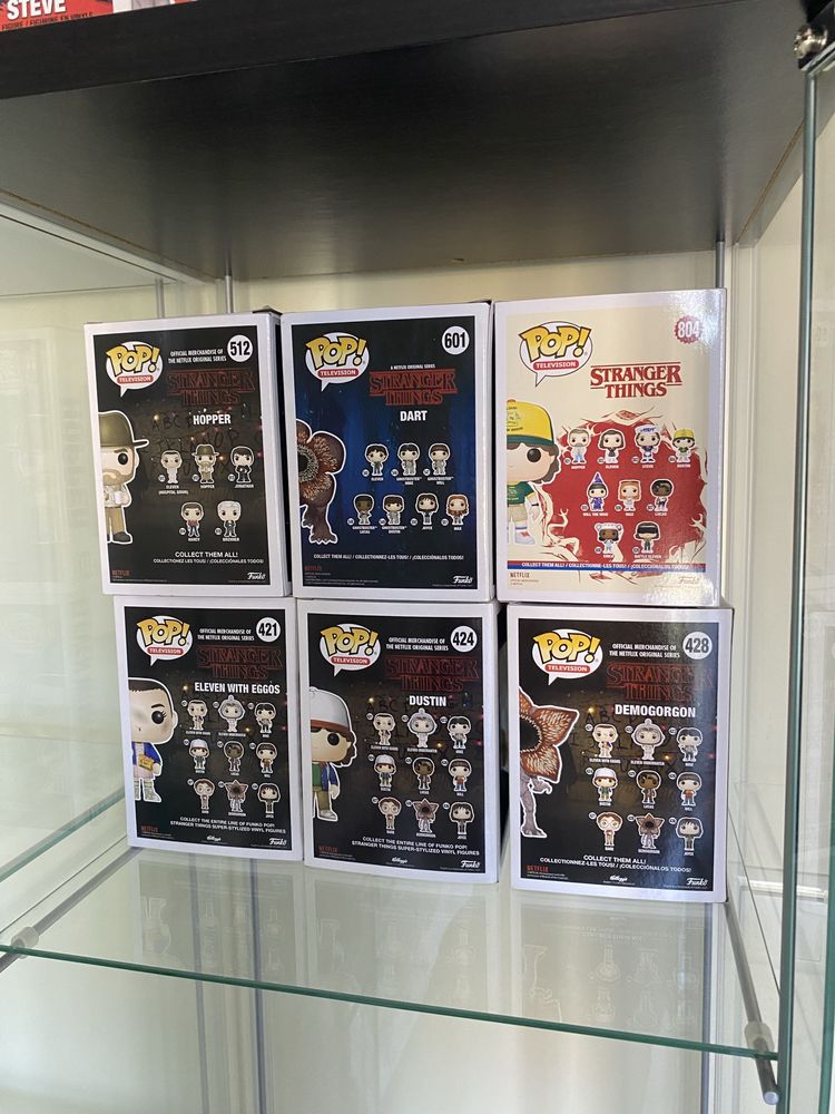 Funko pop stranger things Chases e exclusivos