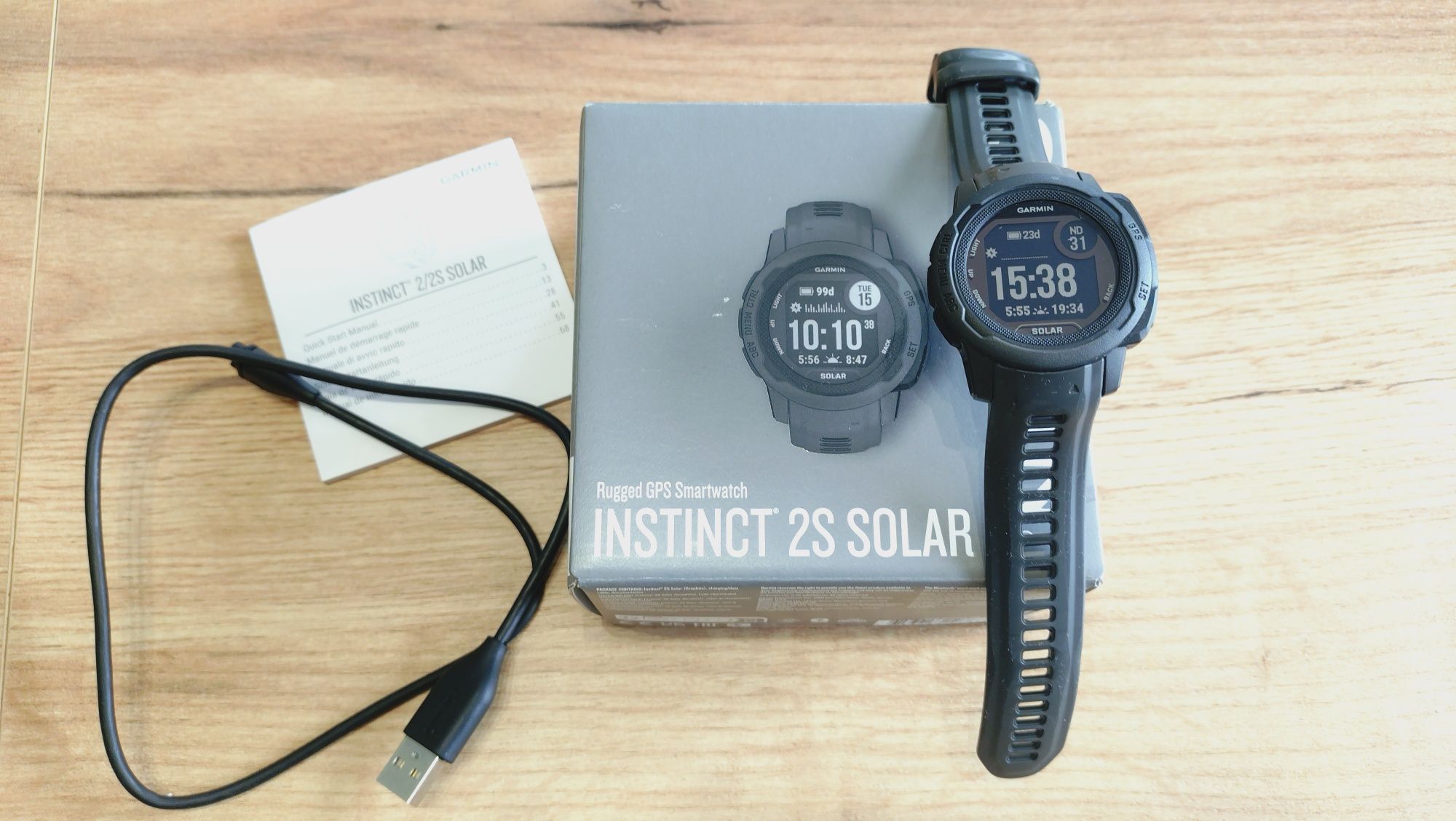 Garmin Instinct 2S Solar Grafit - na gwarancji