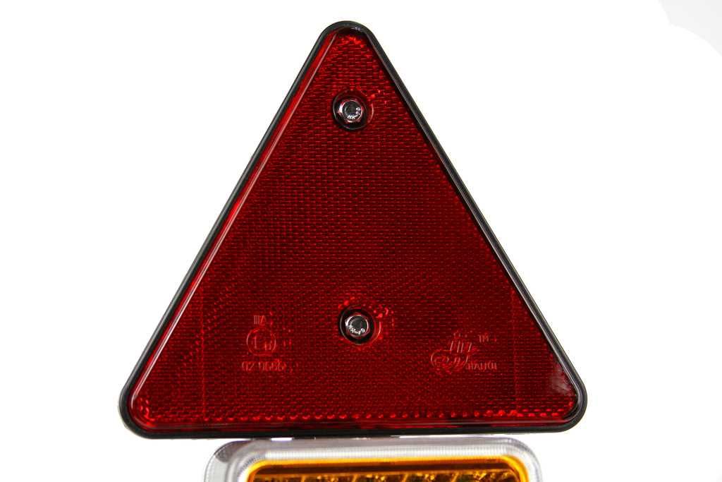 Zestaw świateł do przyczepki LED z odblaskiem Pomoc Drogowa 12V 24V