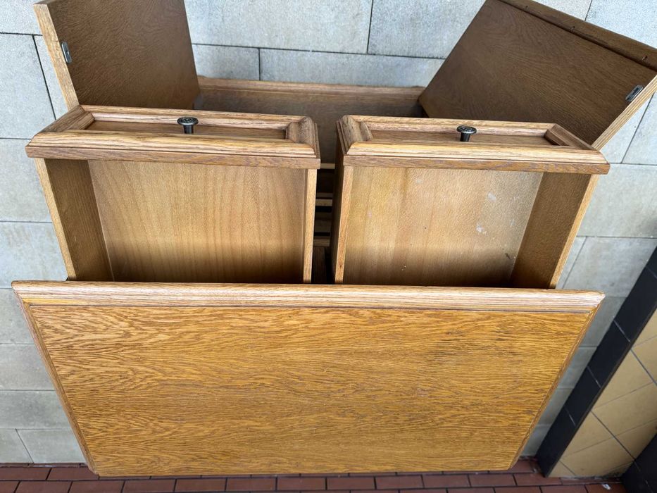 szafka na buty kolor dąb rustykalny płytka wąska przedpokój komoda