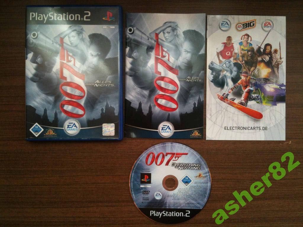 Игра на PS2 "007 Everything or Nothing" (PAL) продам или обмен